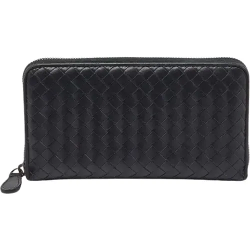 Pre-owned Leather wallets , female, Sizes: ONE SIZE - Bottega Veneta Vintage - Modalova