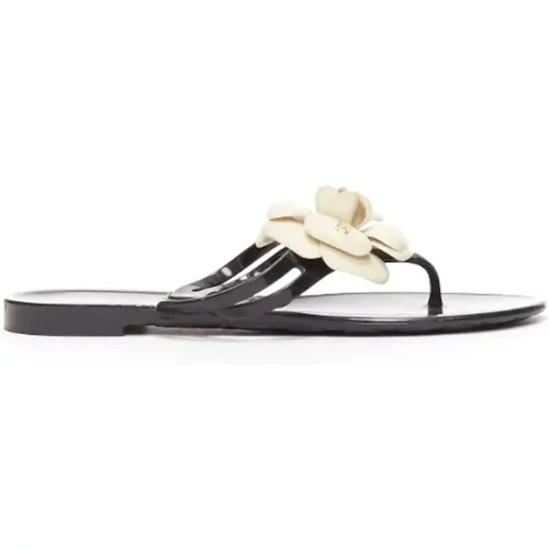 Pre-owned Rubber sandals , female, Sizes: 3 UK - Chanel Vintage - Modalova