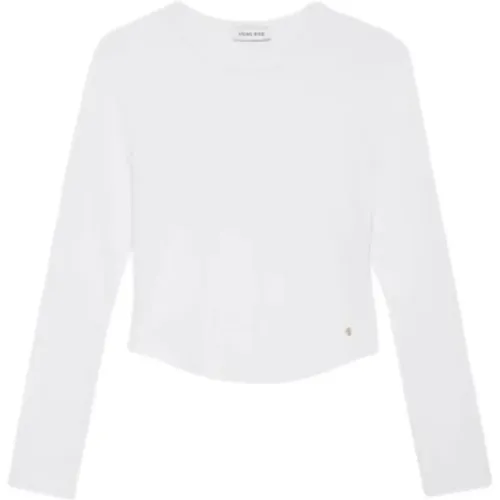 Jane Rundhals T-Shirt - Weiß - Anine Bing - Modalova