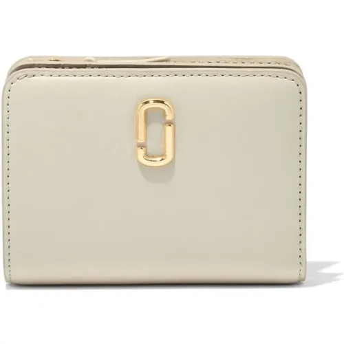 Natural Zip Mini Compact Wallet , female, Sizes: ONE SIZE - Marc Jacobs - Modalova