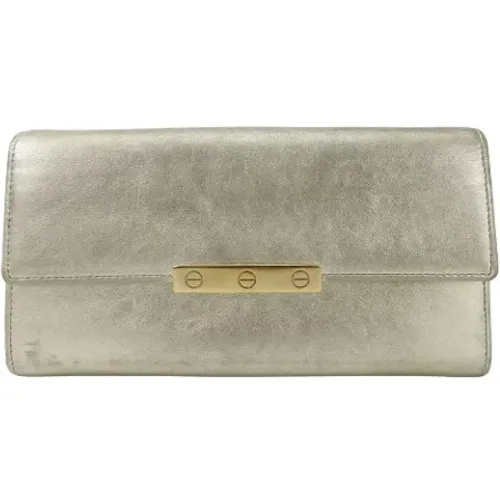 Pre-owned Leather wallets , female, Sizes: ONE SIZE - Cartier Vintage - Modalova