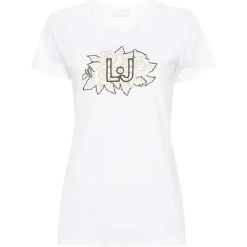 Lässiges T-Shirt für den Alltag , Damen, Größe: XL - Liu Jo - Modalova