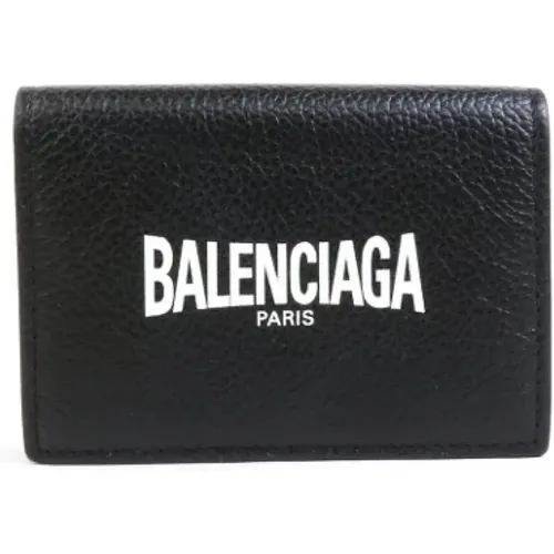 Pre-owned Leather wallets , female, Sizes: ONE SIZE - Balenciaga Vintage - Modalova