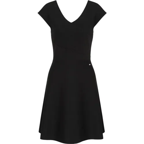 Twill Dress Modello , female, Sizes: M, S - Armani Exchange - Modalova