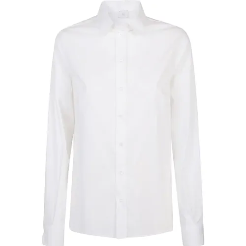 Classic Cotton Polyamide Shirt , female, Sizes: 2XS, 3XS, M, XS - Eleventy - Modalova