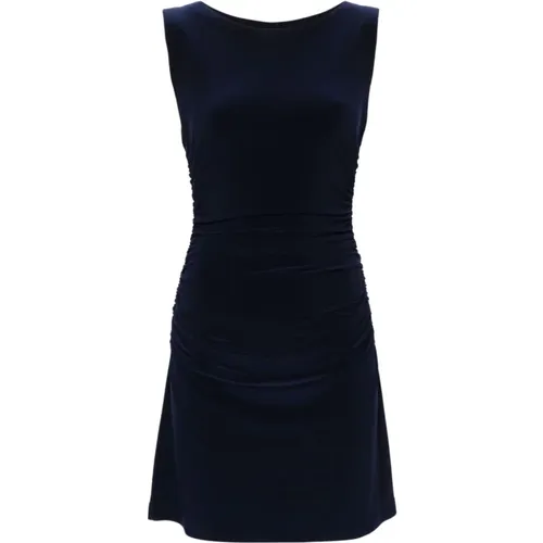 Navy Bodycon Dress Ruched Detailing , female, Sizes: S, XS - Norma Kamali - Modalova