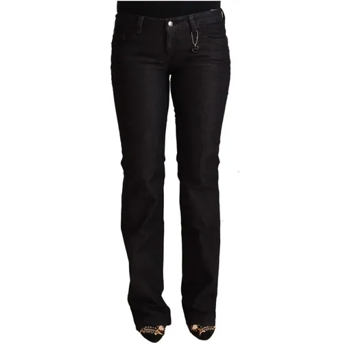Schwarze Low Waist Skinny Denim Jeans , Damen, Größe: W30 - Costume National - Modalova