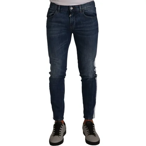 Blaue Skinny Denim Jeans - Dolce & Gabbana - Modalova