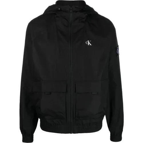 Unpadded harrington jacket , male, Sizes: 2XL, L, S, XL - Calvin Klein Jeans - Modalova