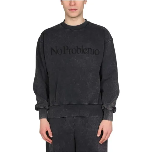 Kein problemaches Print -Sweatshirt - Aries - Modalova