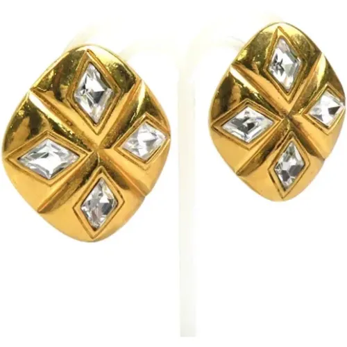 Pre-owned Metal earrings , female, Sizes: ONE SIZE - Chanel Vintage - Modalova