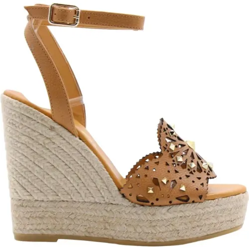 Stylish Espadrille Wedges for Women , female, Sizes: 3 UK, 4 UK, 8 UK, 5 UK, 7 UK - Maypol - Modalova