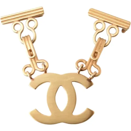 Pre-owned Metal brooches , female, Sizes: ONE SIZE - Chanel Vintage - Modalova