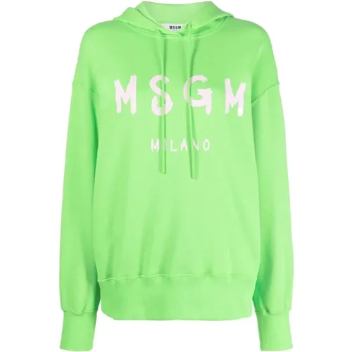 Copy of Logo-print detail hoodie , female, Sizes: L - Msgm - Modalova