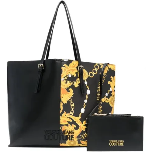 Rock cut shopping bag , female, Sizes: ONE SIZE - Versace Jeans Couture - Modalova