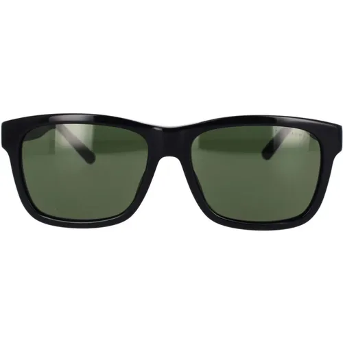 Women's Square Sunglasses with Havana Frame and Gradient Lenses , female, Sizes: 57 MM - Ralph Lauren - Modalova