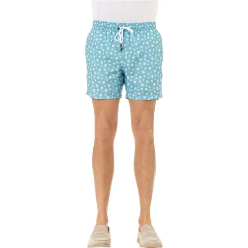 Turquoise Quick-Dry Clothing with Back Pocket , male, Sizes: XL, M - Barba - Modalova