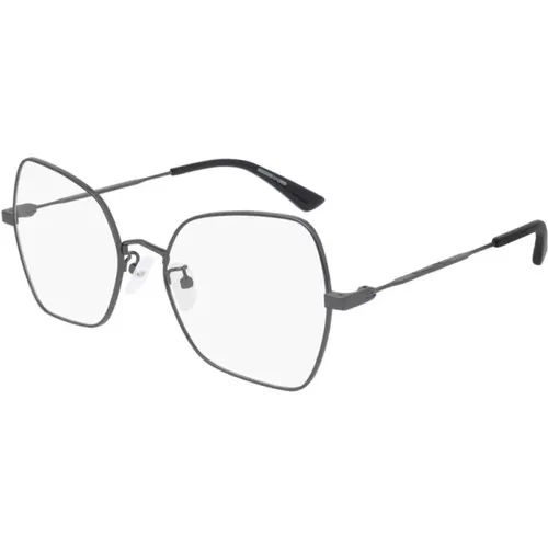 Elegante Damenbrille Mq0228Oa 001 , Damen, Größe: 55 MM - alexander mcqueen - Modalova