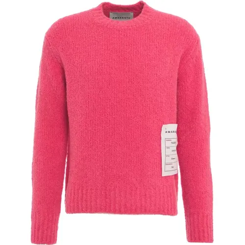 Knitwear Aw24 Hand Wash , male, Sizes: M - Amaránto - Modalova