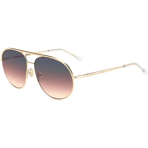 Rose Gold/Blue Pink Sunglasses , female, Sizes: 62 MM - Isabel marant - Modalova