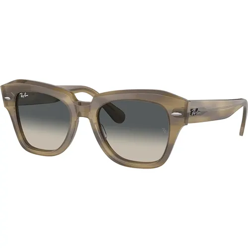 Grün Graue Sonnenbrille Rb2186 Stil , unisex, Größe: 52 MM - Ray-Ban - Modalova