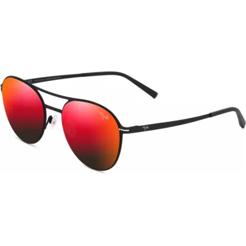 Stylish Half Moon Sunglasses , unisex, Sizes: ONE SIZE - Maui Jim - Modalova