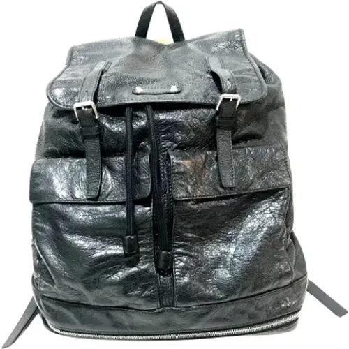Pre-owned Leather backpacks , female, Sizes: ONE SIZE - Balenciaga Vintage - Modalova