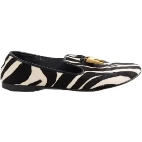 Pre-owned Leather flats , female, Sizes: 4 UK - Giuseppe Zanotti Pre-owned - Modalova