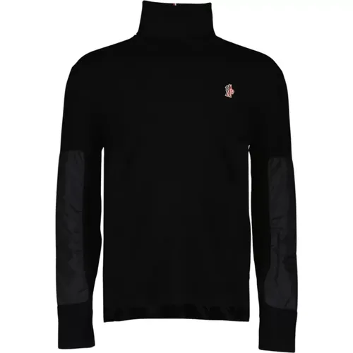 Slim Fit Turtleneck Sweater , male, Sizes: 2XL - Moncler - Modalova