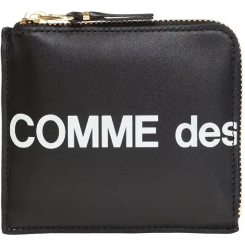 Logo-printed Wallet with Zip Fastening , female, Sizes: ONE SIZE - Comme des Garçons - Modalova