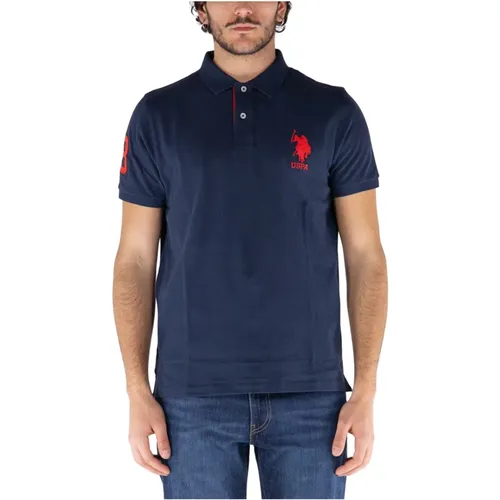 Classic Pique Polo Shirt , male, Sizes: L, M, XL - U.s. Polo Assn. - Modalova