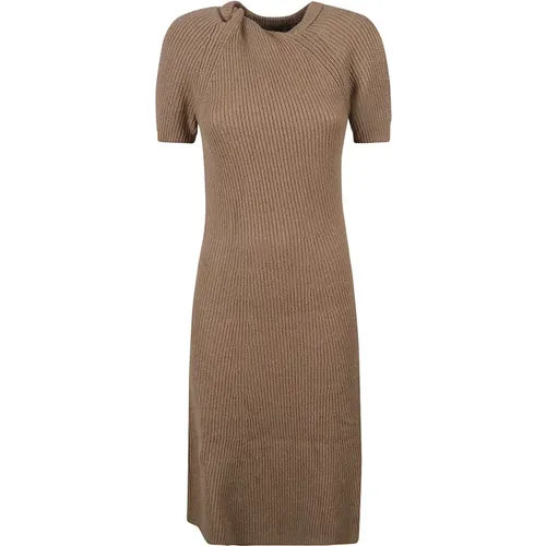 Shifting Volume Cashmere Knit Dress , female, Sizes: M, S, XS - Stella Mccartney - Modalova