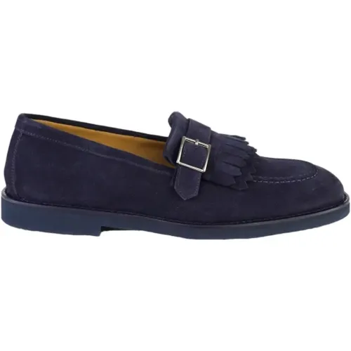 Suede Fringe Loafers Rubber Sole , male, Sizes: 8 UK, 6 1/2 UK, 6 UK, 7 1/2 UK, 11 UK, 9 UK, 8 1/2 UK, 7 UK - Doucal's - Modalova