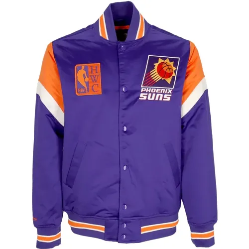 NBA Phoenix Suns Bomber Jacke , Herren, Größe: S - Mitchell & Ness - Modalova