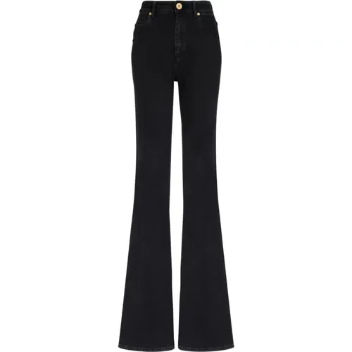 Ausgestellte Jeans , Damen, Größe: 2XL - Balmain - Modalova