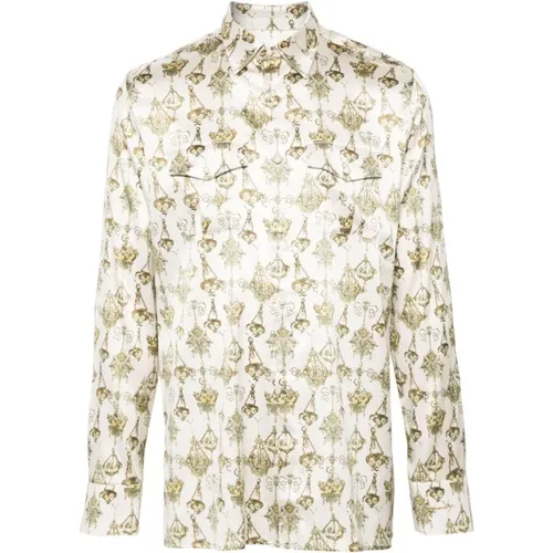 White Shirts for Men Aw24 , male, Sizes: L, M - Givenchy - Modalova