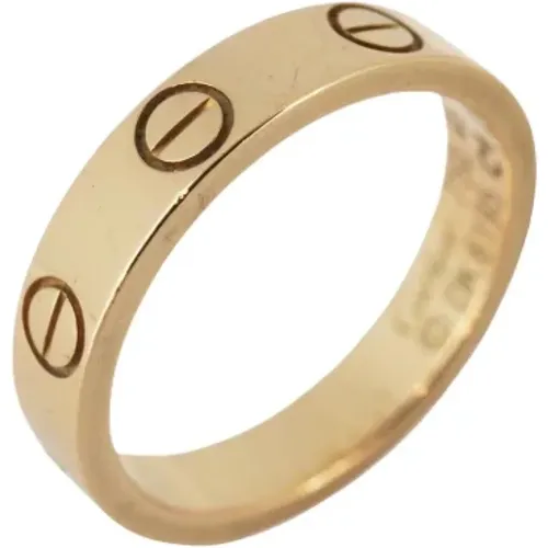 Pre-owned Rose Gold rings , female, Sizes: ONE SIZE - Cartier Vintage - Modalova