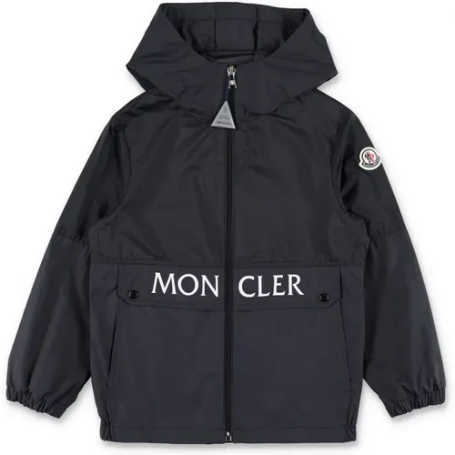 Schwarze Windbreaker Jacke Jungenbekleidung - Moncler - Modalova