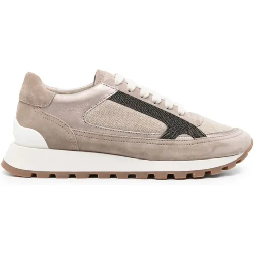 Womens Shoes Sneakers Ss24 , female, Sizes: 4 UK, 6 UK, 3 UK, 8 UK - BRUNELLO CUCINELLI - Modalova