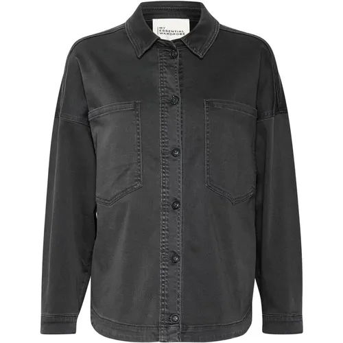 Denim Jacket , female, Sizes: L, M, XL - My Essential Wardrobe - Modalova