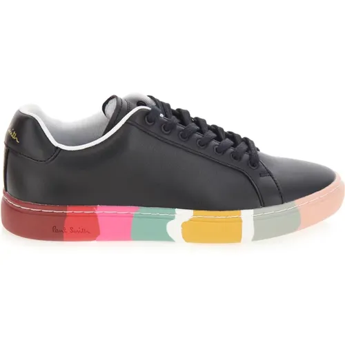 Swirl Leder Sneakers in Schwarz , Damen, Größe: 37 EU - Paul Smith - Modalova