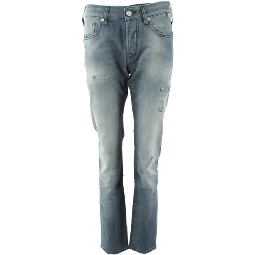 Slim Fit Stretch Jeans in Blau - jack & jones - Modalova