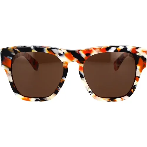 Multicolored Frame Sunglasses with Lenses , female, Sizes: 55 MM - Chloé - Modalova