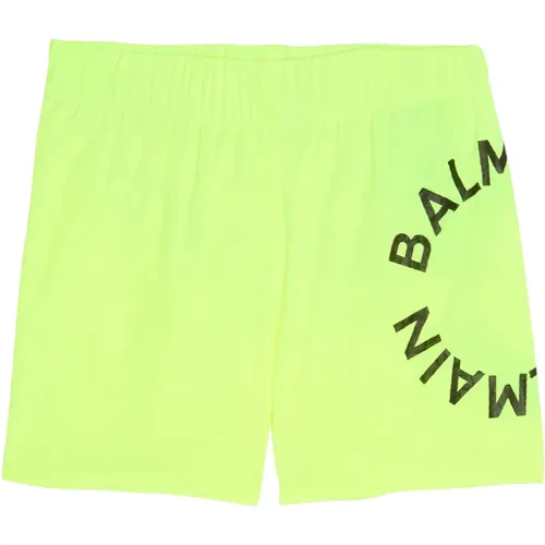 Badeshorts mit -Logo Balmain - Balmain - Modalova