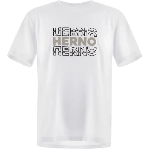 T-Shirts , male, Sizes: XL - Herno - Modalova