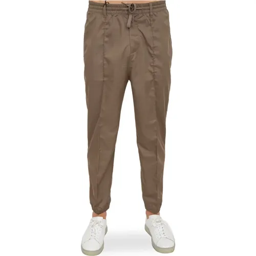 Comfortable and Stylish Pantaloni Fango Joggers , male, Sizes: L, 2XL - Emporio Armani - Modalova