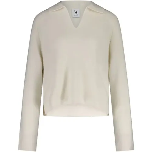 Cashmere Sweater with Side Slits , female, Sizes: S, XS - Van Kukil - Modalova