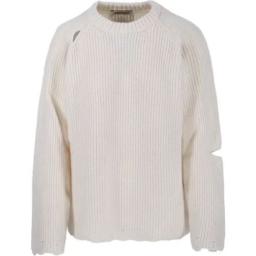 Creme Unisex Pullover , Damen, Größe: M - A Paper Kid - Modalova