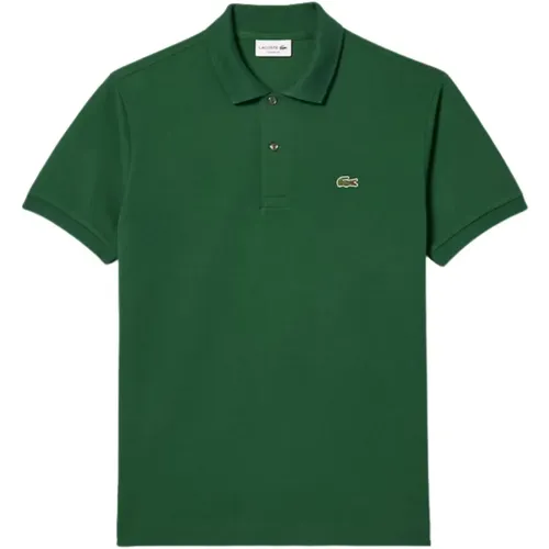Classic Cotton Polo with Mother of Pearl Buttons , male, Sizes: S - Lacoste - Modalova