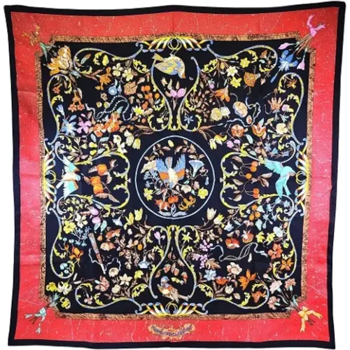 Pre-owned Silk scarves , female, Sizes: ONE SIZE - Hermès Vintage - Modalova